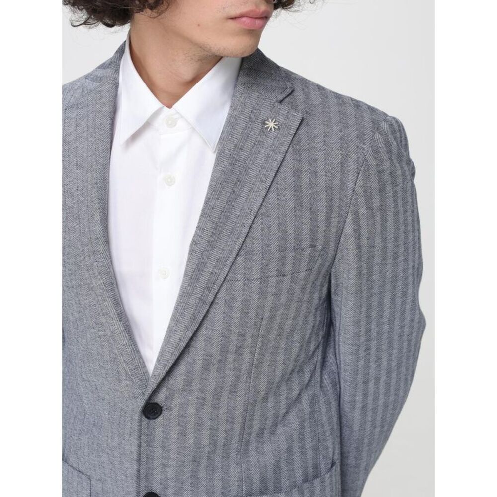 Manuel Ritz Jacket Men Blue - Picture 4 of 4